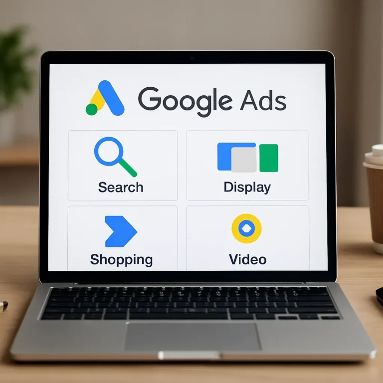 Jakie są typy kampanii w Google Ads
